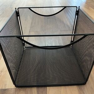 New in Box, Folding Metal Mesh Hanging File Folder Storage Cube